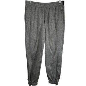 Champion Duo Dry Mens Gray Heather Jogger Sweatpants Size Medium Zip Cuff